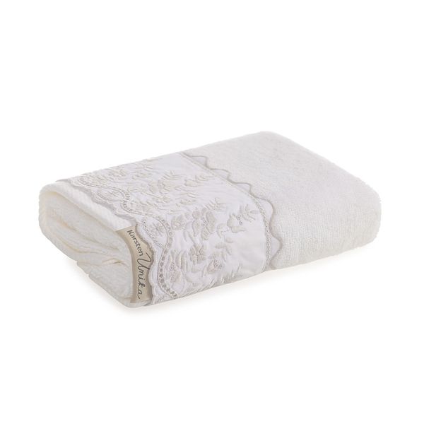 Toalha de Lavabo Fio Penteado Bordado Antônia