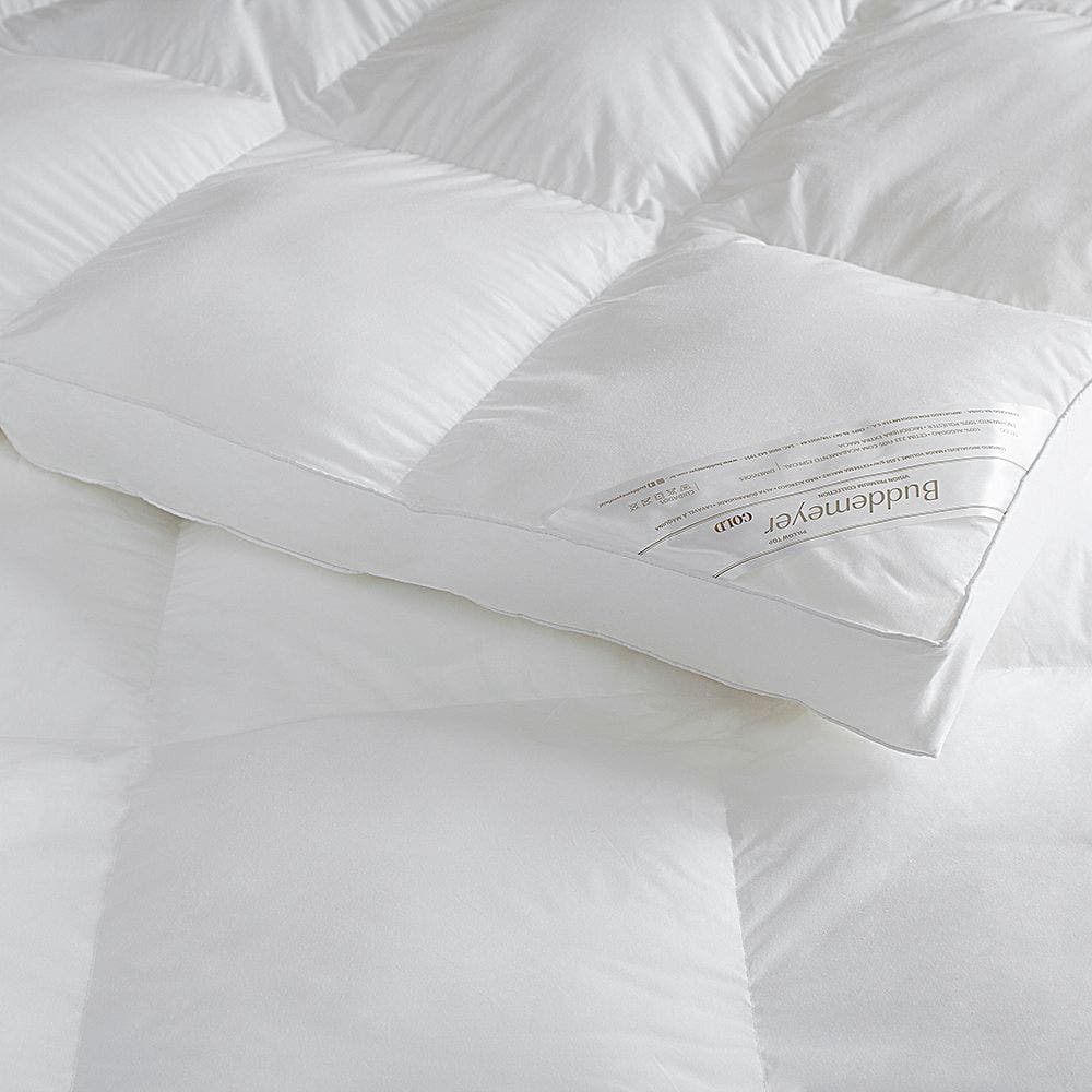 Pillow Top Vision Fill Gold 100% Algodão Acetinado Branco