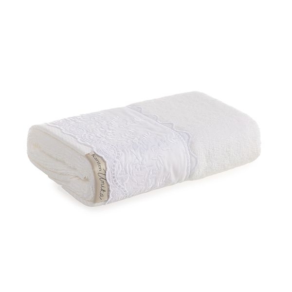 Toalha de Lavabo Fio Penteado Bordado Antônia