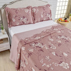 Kit Cobre Leito Bouti Noble Petals 3 Peças Dupla Face