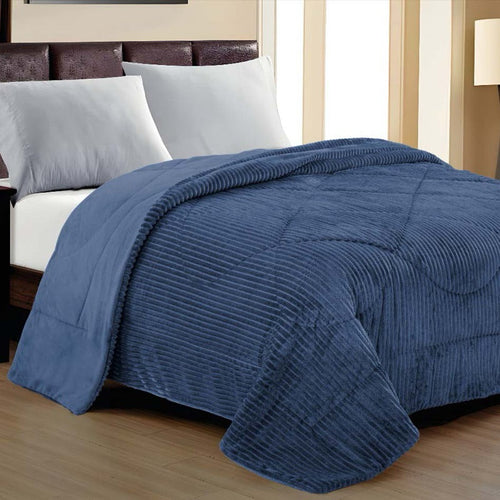 Coberdrom Canelado Plush – Manta Plush com Textura