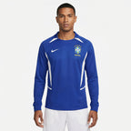 Camisa Brasil Retrô 2002 Manga longa Azul Torcedor