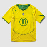 Camisa Brasil Reedição Total 90 Ronaldinho Masculina